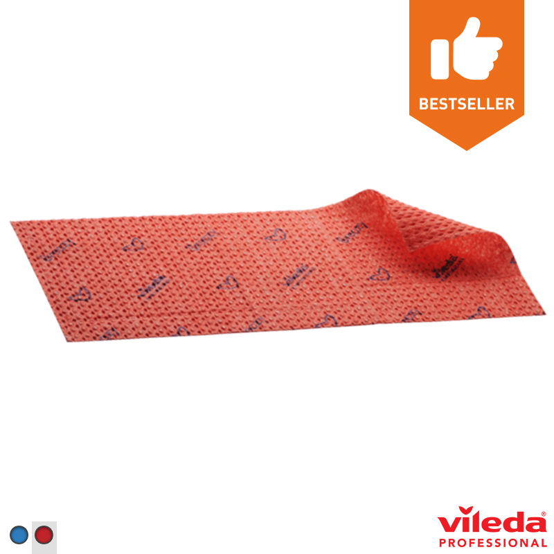 104216.040 Vileda Professional ClickSpeed single use mop 44x20 cm rood